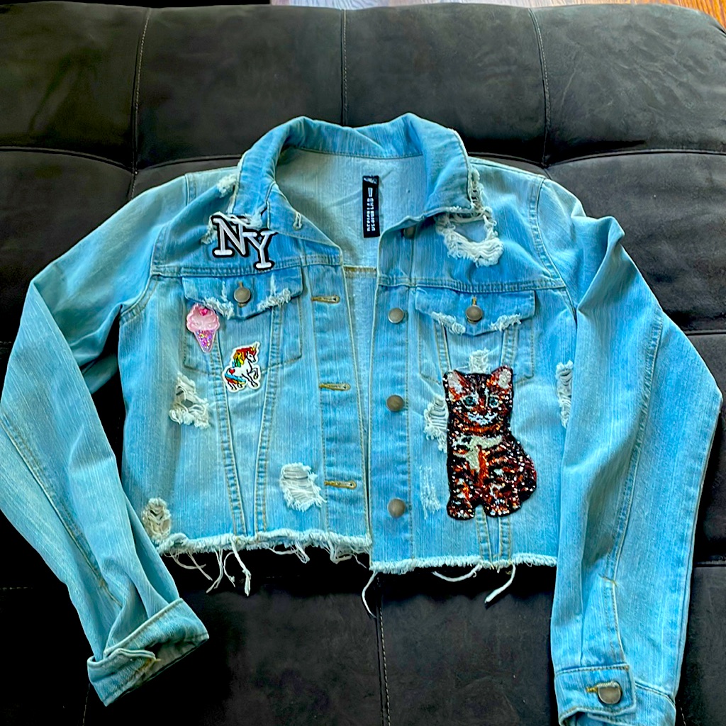 Design Lab Patch Jean Jacket